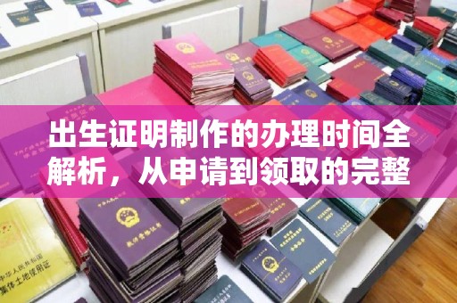 两当出生证明制作的办理时间全解析，从申请到领取的完整指南